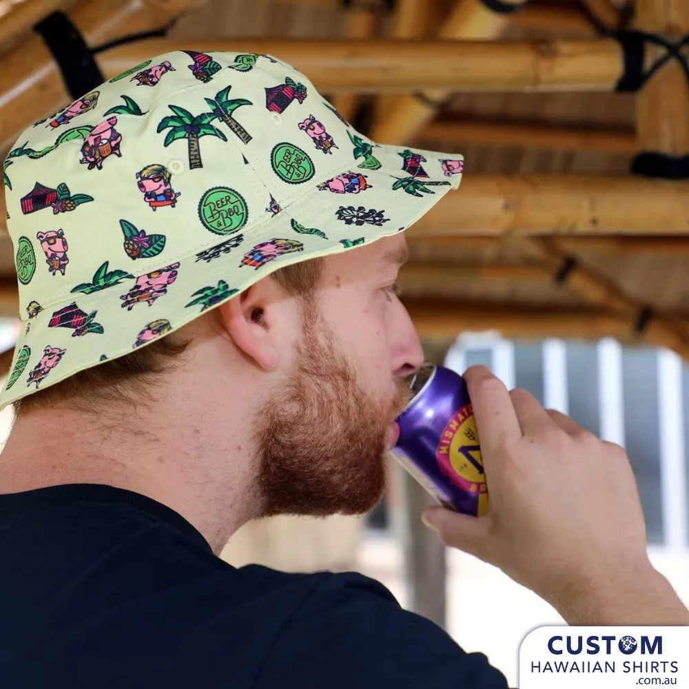 Beer & BBQ Festival Merch - Custom Bucket Hats