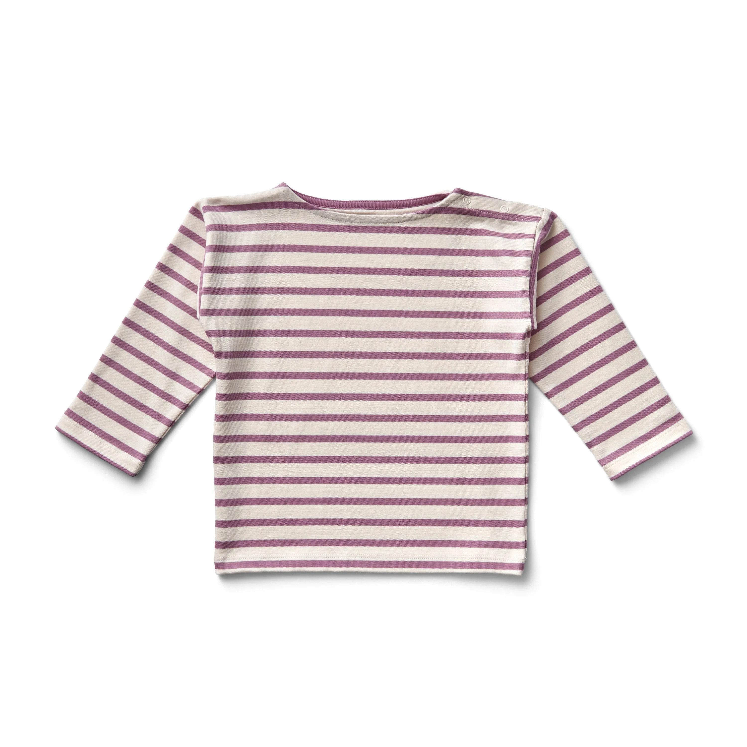 Boxy Tee in Stripe, Zinnia