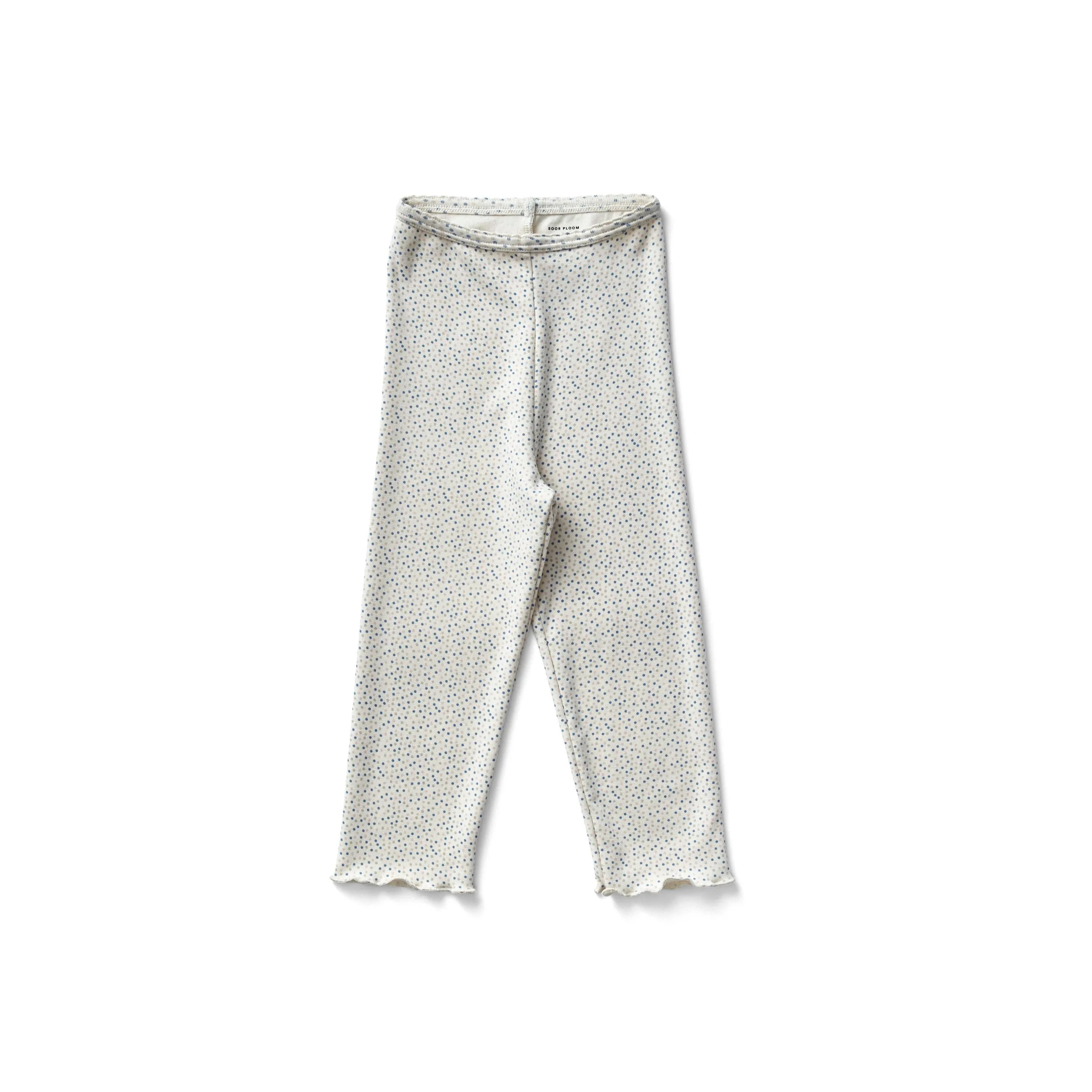 Capri Legging in Confetti Print, Blueberry