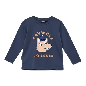 Crywolf Long Sleeve T-Shirt - Indigo Explorer