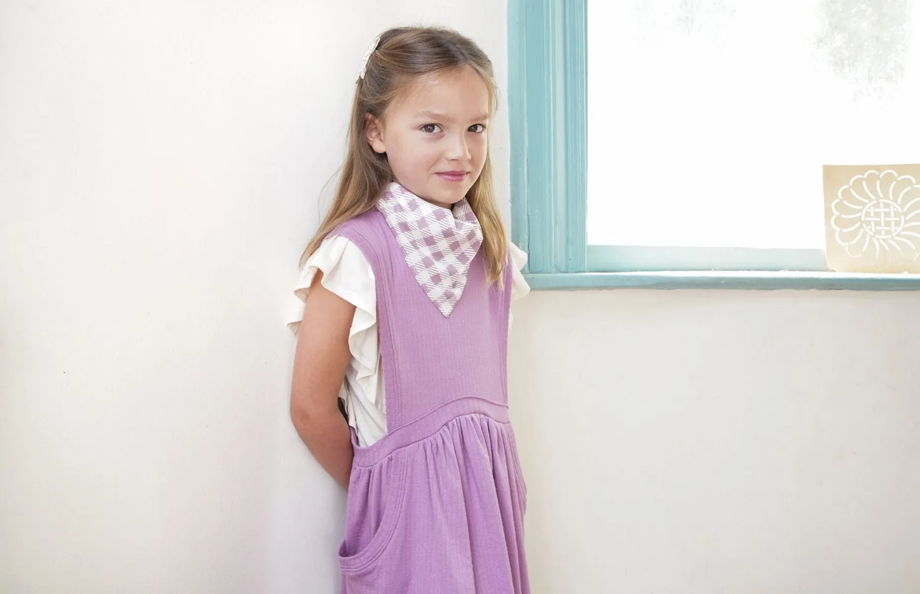 Dunes Dress in Zinnia Pointelle