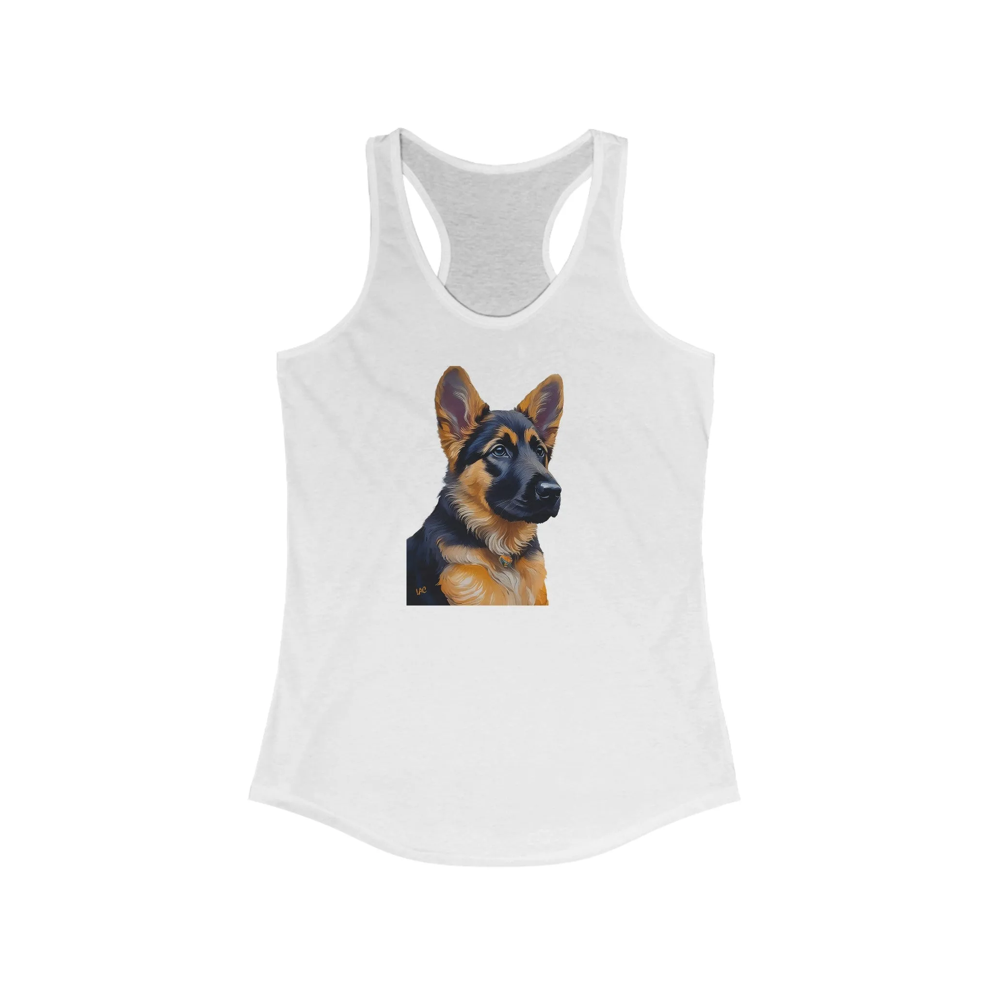 German Shepherd Puppy Women's Classic Racerback Tank