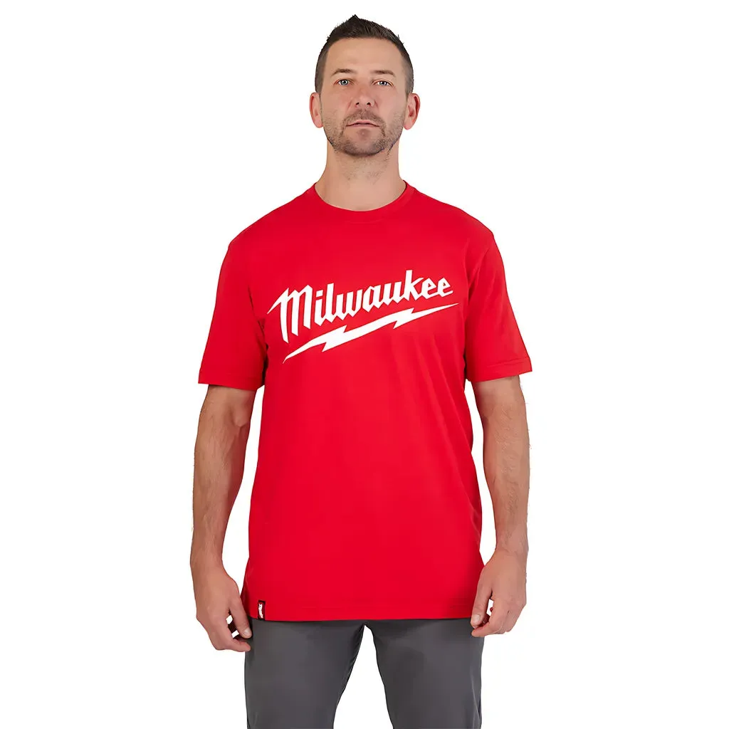 Heavy Duty T-Shirt - Short Sleeve Logo Red 2X