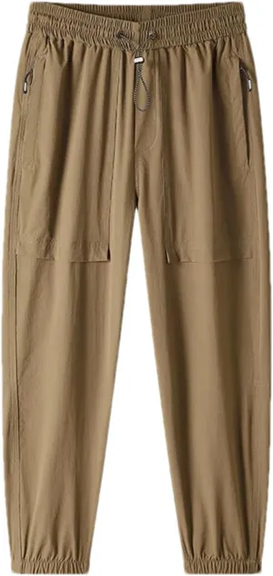 Men's Bloomers Trousers Sweatpants Solid Elastic High Waisted Drawstring Pockets Casual Harem Pants