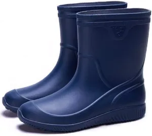 Mens Rain Boots Slip On Non-Slip Rubber Waterproof Ankle Boots Rain Shoes