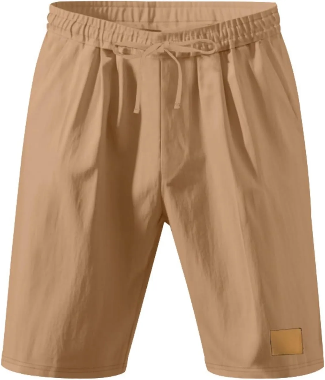 Men's Shorts Casual Classic Fit Drawstring Summer Beach Shorts with Elastic Waist and Pockets 2025