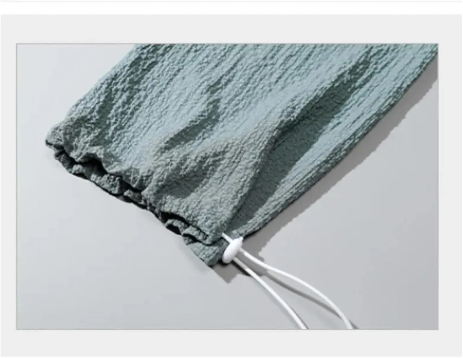 Men's Summer Harem Pants Casual Loose Drawstring Elastic Waist Casual Trousers with Pockets