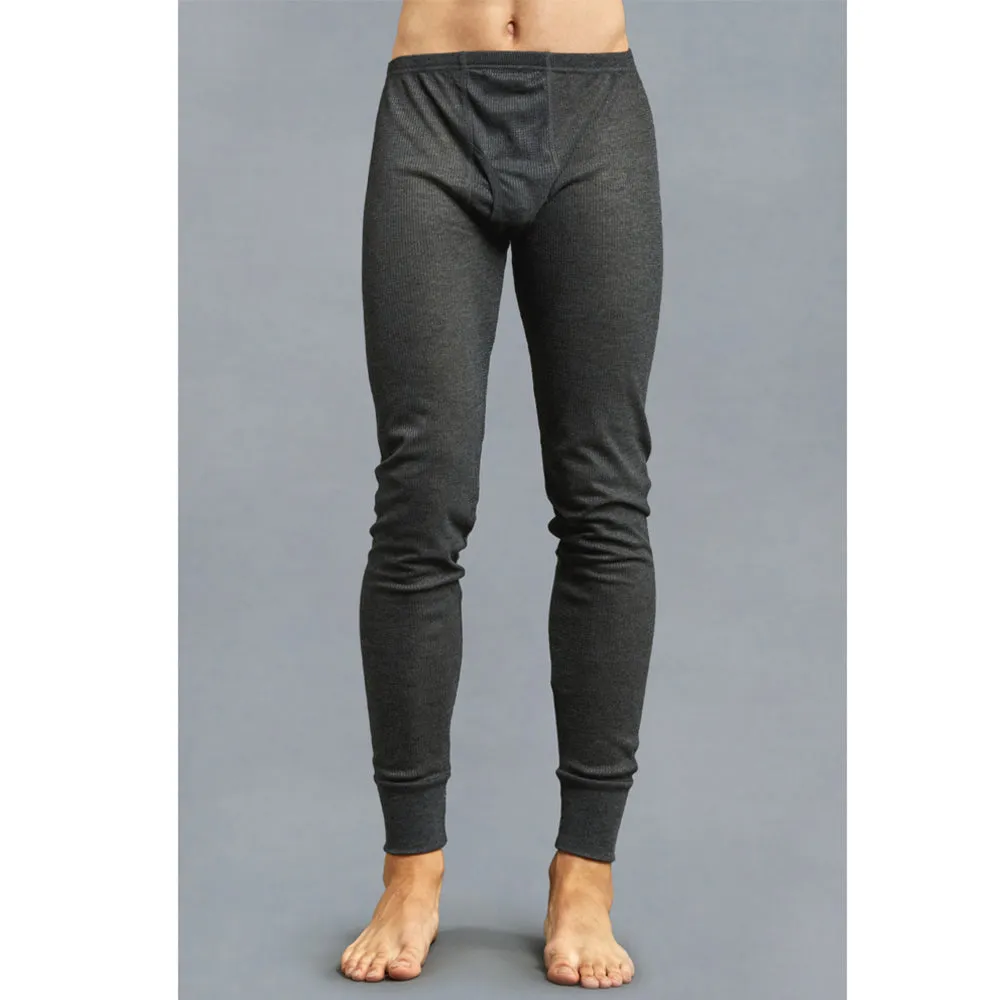 Thermal Underwear Men Long Shirt Pants Base Layer Leggings Bottoms Cold Grey 2XL