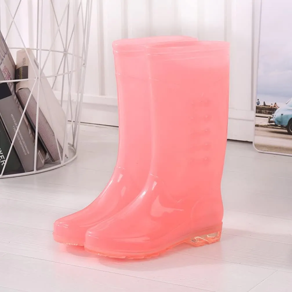 Vaguelly Waterproof Rain Boots Mens Rain Boots 1 Pair Rain Boots Woman Outdoor Rubber Shoes Pvc Rainboots PVC Rain Boots